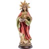 Houten beeld van de heilige Maria Magdalena, gekroond, 23 cm