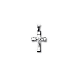 Pendentif croix argent RH 2.9cm finition satinée