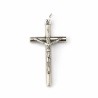 Pendentif Croix métal argent 3.5cm