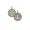 Ketting met metalen Sint-Benedictusmedaille.3,4 cm