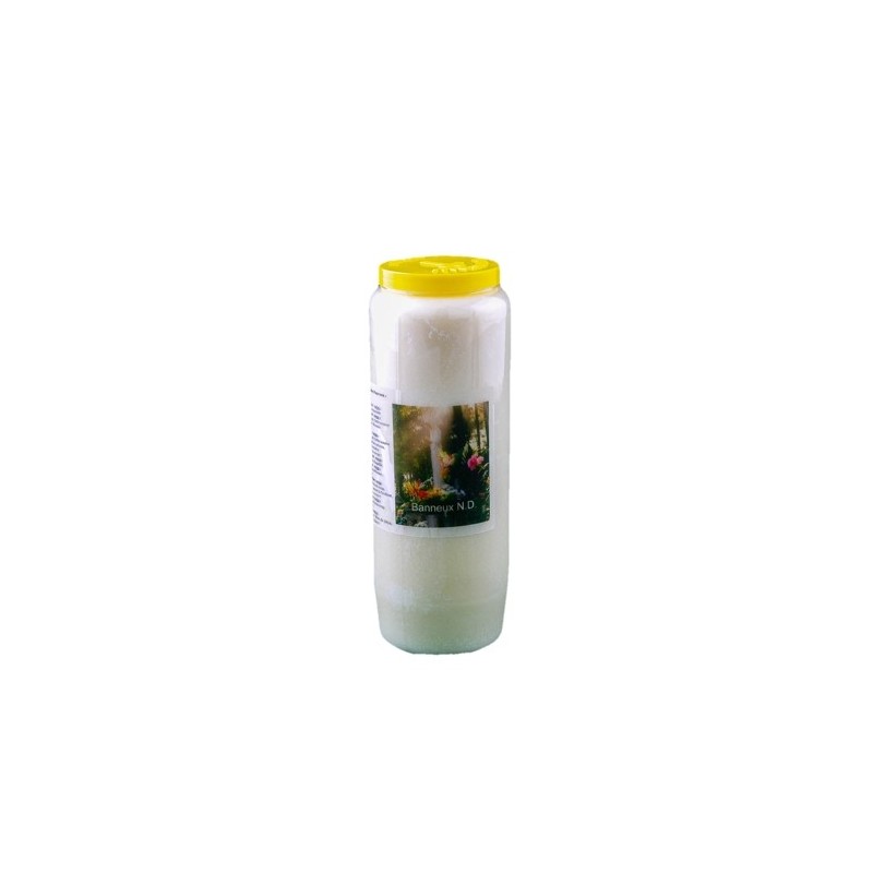 Bougie neuvaine avec message de la vierge DE