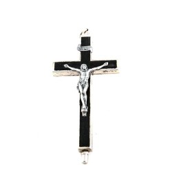 Crucifix LAITON VERNIS CORPS OXYDE