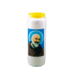 Bougie neuvaine à Padre Pio