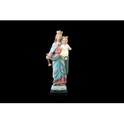 Statue de Notre Dame Auxiliatrice en résine. 12 cm