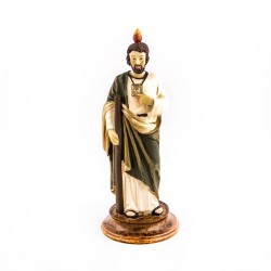 Statue de Saint Jude en résine. 15 cm