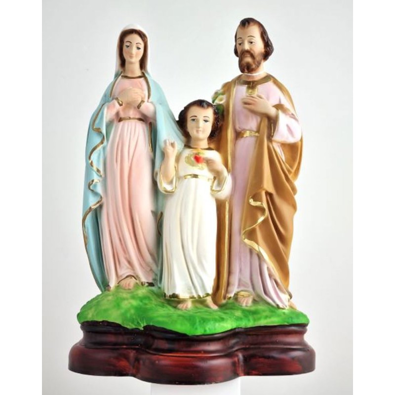 Standbeeld van de Heilige Familie 30 cm hars