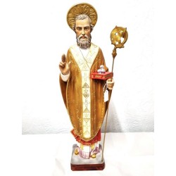 Statue de Saint Nicolas en résine. 65 cm