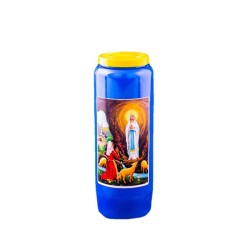 Neuvaine kaars in Notre Dame de Lourdes in de grot