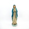 Statue de la Vierge Miraculeuse aux mains jointes en résine. 30 cm