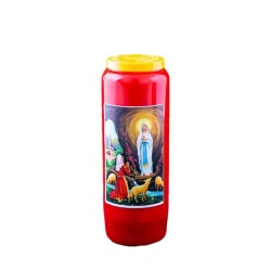 Neuvaine kaars in Notre Dame de Lourdes in de grot