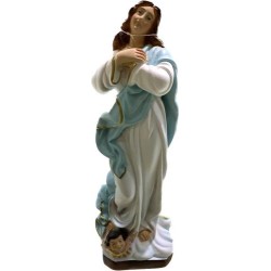 Statue de Notre Dame de l'Assomption en résine. 30 cm