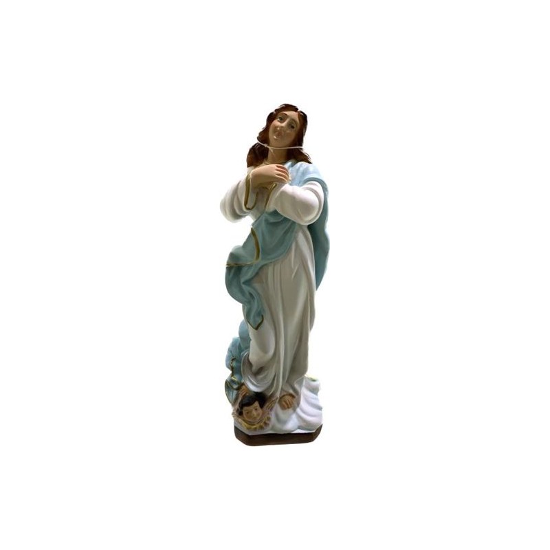 Statue de Notre Dame de l'Assomption en résine. 30 cm