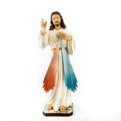 Statue du Christ Miséricordieux en résine. 60 cm