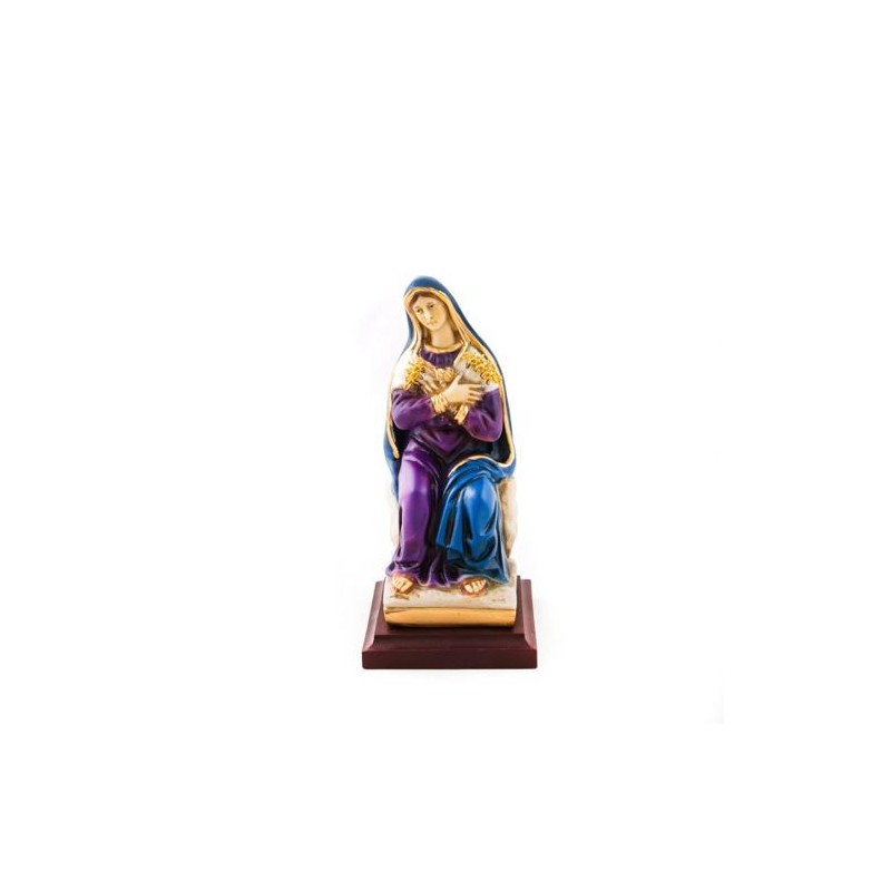 Statue de Notre Dame des 7 Douleurs en résine. 22 cm