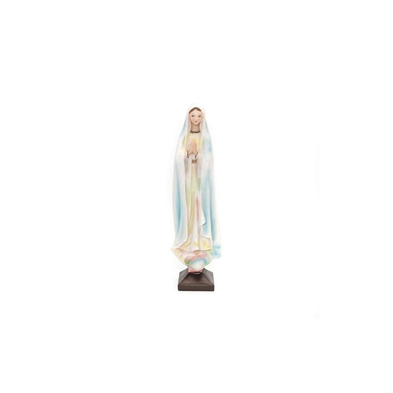 Statue de Notre Dame de Fatima en résine. 30 cm