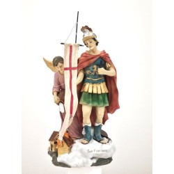 Statue St Florian 30cm résine