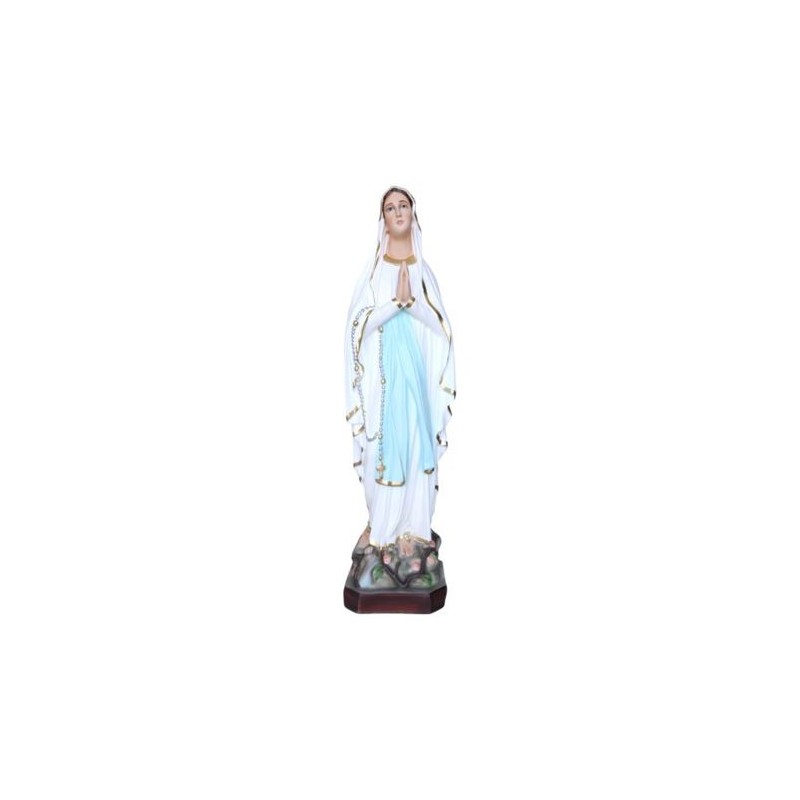 Statue ND de Lourdes. 60 cm résine