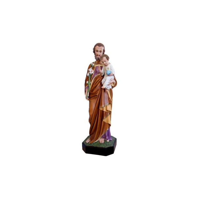 Statue St. Joseph 85 cm résine