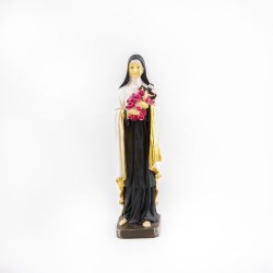 Statue de Sainte Thérèse en résine. 20 cm