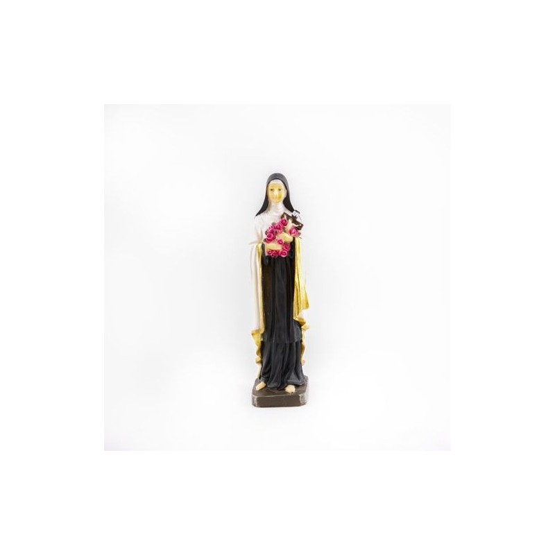 Statue de Sainte Thérèse en résine. 20 cm