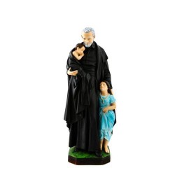 Statue de Saint Vincent de Paul en résine. 40 cm