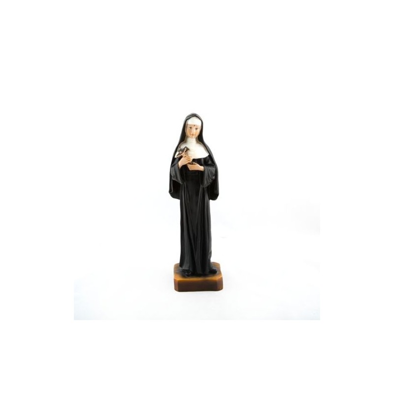 Statue de Sainte Rita en résine. 30 cm