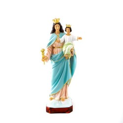 Statue de Notre Dame Auxiliatrice en résine. 30 cm