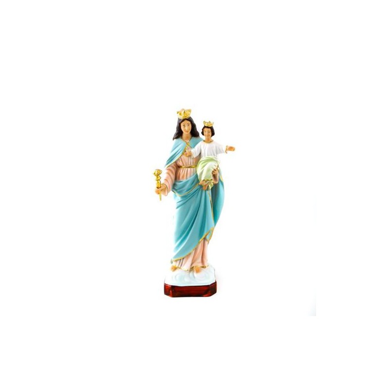 Statue de Notre Dame Auxiliatrice en résine. 30 cm