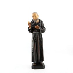 Statue de Padre Pio en résine. 30 cm