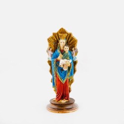 Statue de Notre Dame du Perpétuel Secours en résine. 15 cm