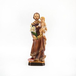 Statue de Saint Joseph en résine. 13 cm