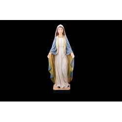 Statue de la Vierge Miraculeuse en résine. 20 cm