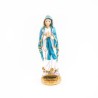 Statue de Notre Dame de Lourdes en résine. 15 cm