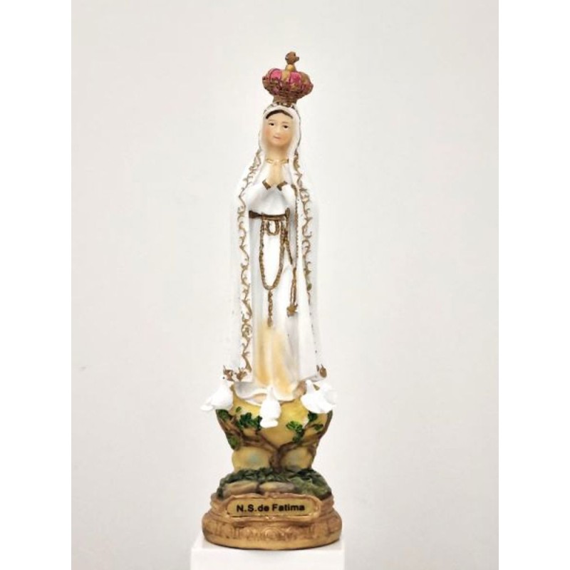  Statue ND de Fatima 23cm résine