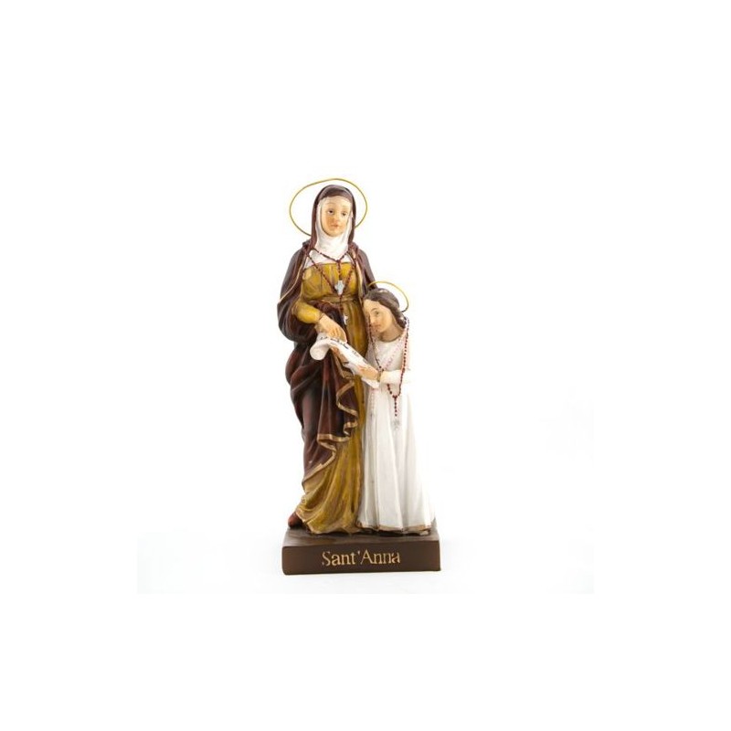 Statue de Sainte Anne en résine. 21 cm