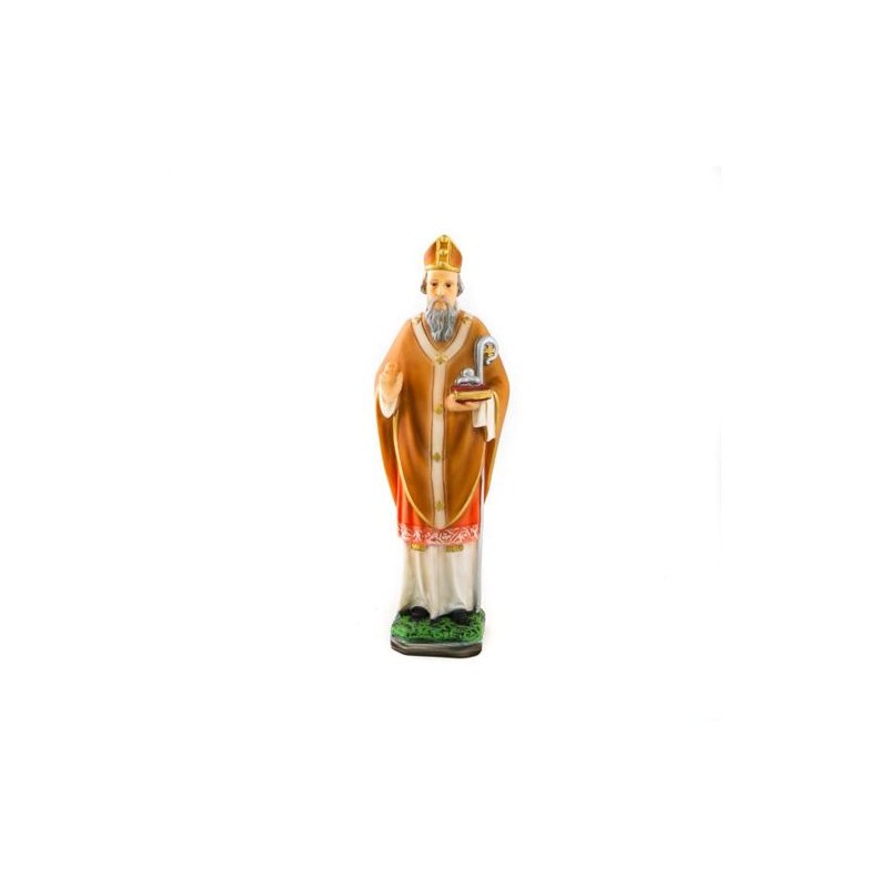 Statue de Saint Nicolas en résine. 30 cm