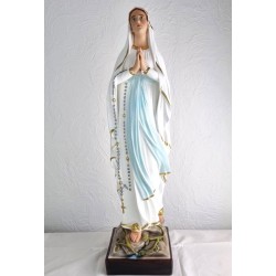 Statue Notre Dame de Lourdes résine 85 CM