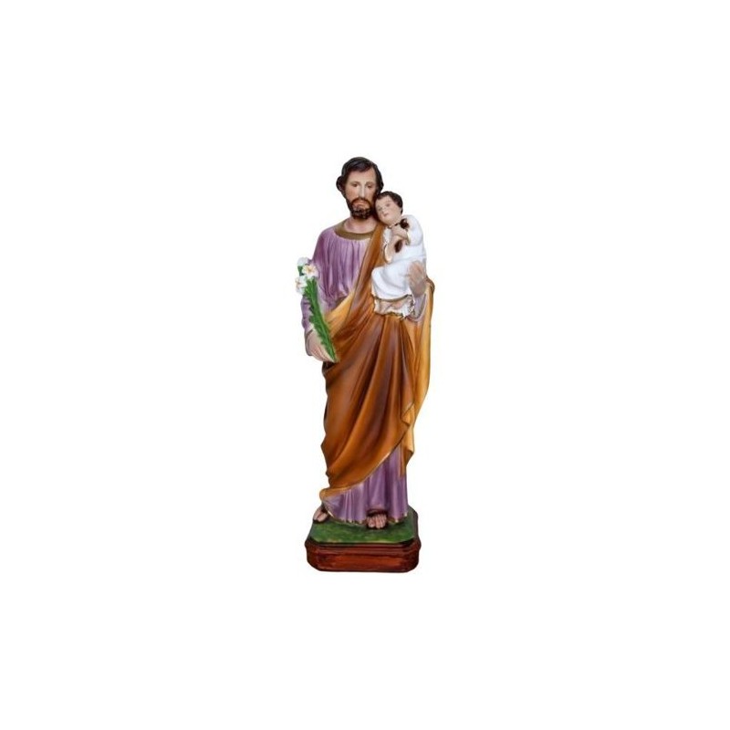 Statue St Joseph 50 cm résine