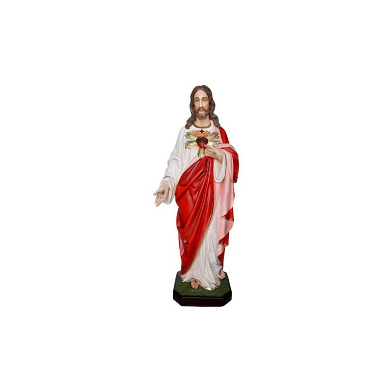 Statue Heilige Hart van Jezus 170 cm polyester hars + crystal eyes