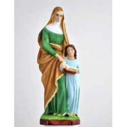 Statue de Sainte Anne en résine. 25 cm