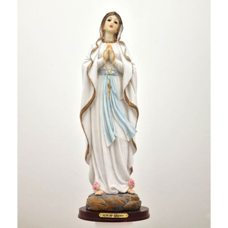 Statue ND Lourdes 40cm résine