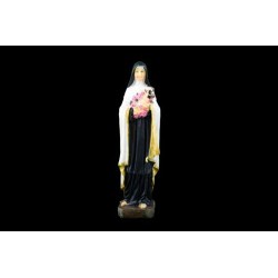 Statue de Sainte Thérèse en résine. 15 cm