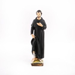 Statue de Saint Pérégrin en résine. 17 cm