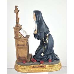 Statue Ste Rita 22cm hars