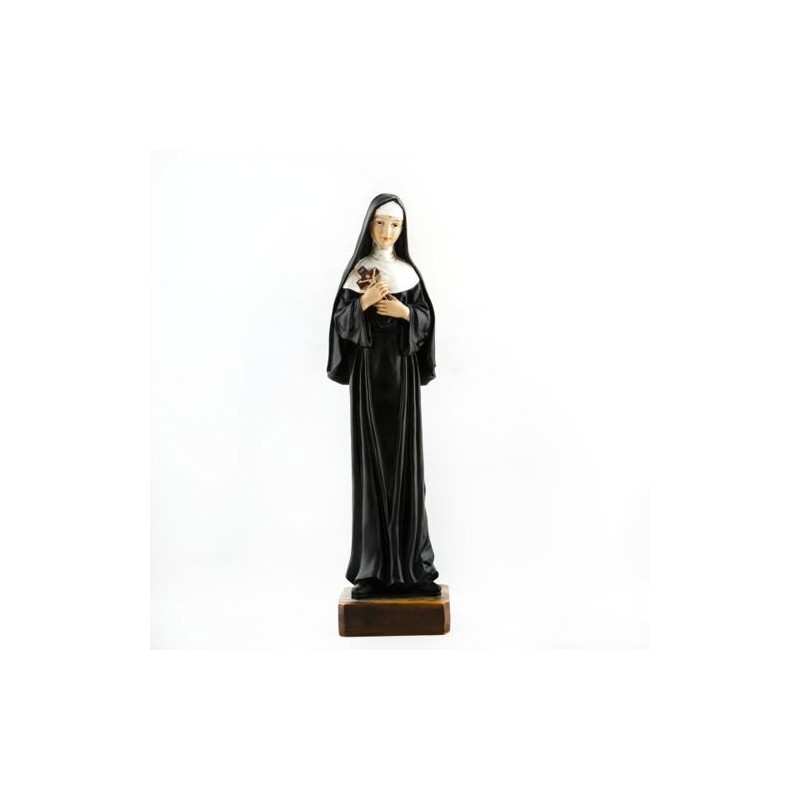 Statue de Sainte Rita en résine. 50 cm