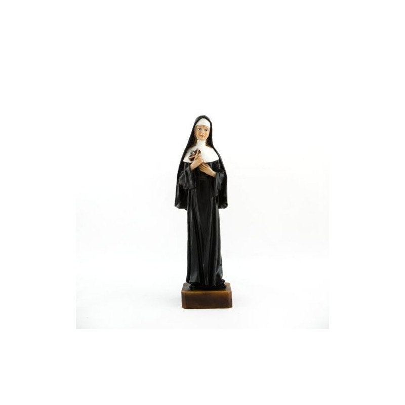 Statue de Sainte Rita en résine. 20 cm