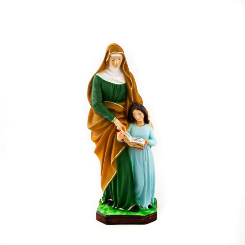 St. Anne-beeld van hars. 30 cm