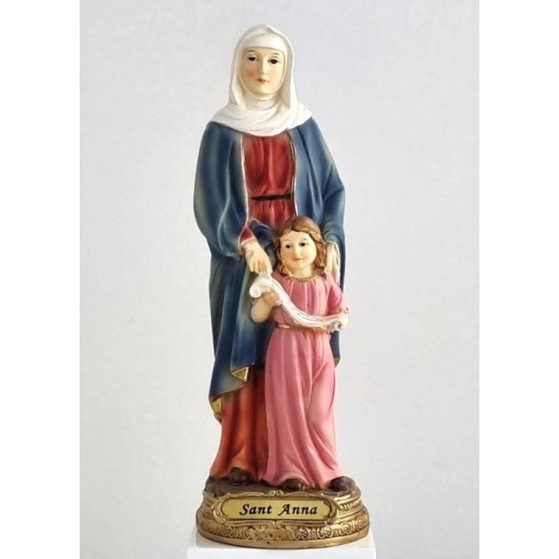 Standbeeld van Sint-Anna en Maria 20 cm hars