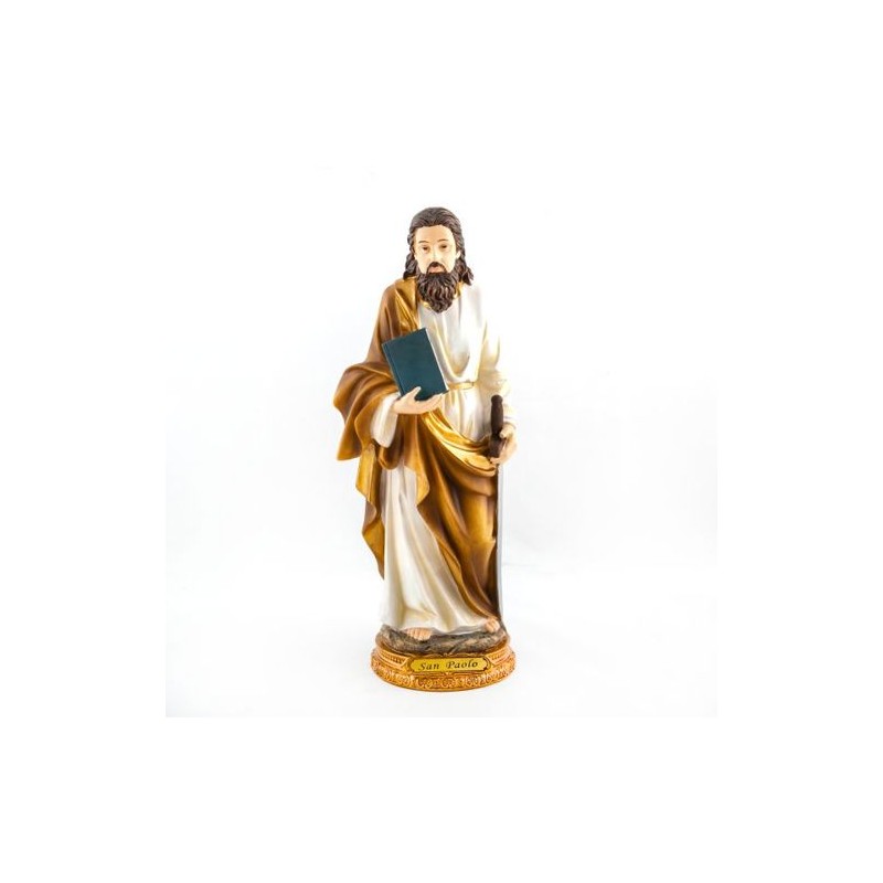 Statue de Saint Paul en résine. 32 cm