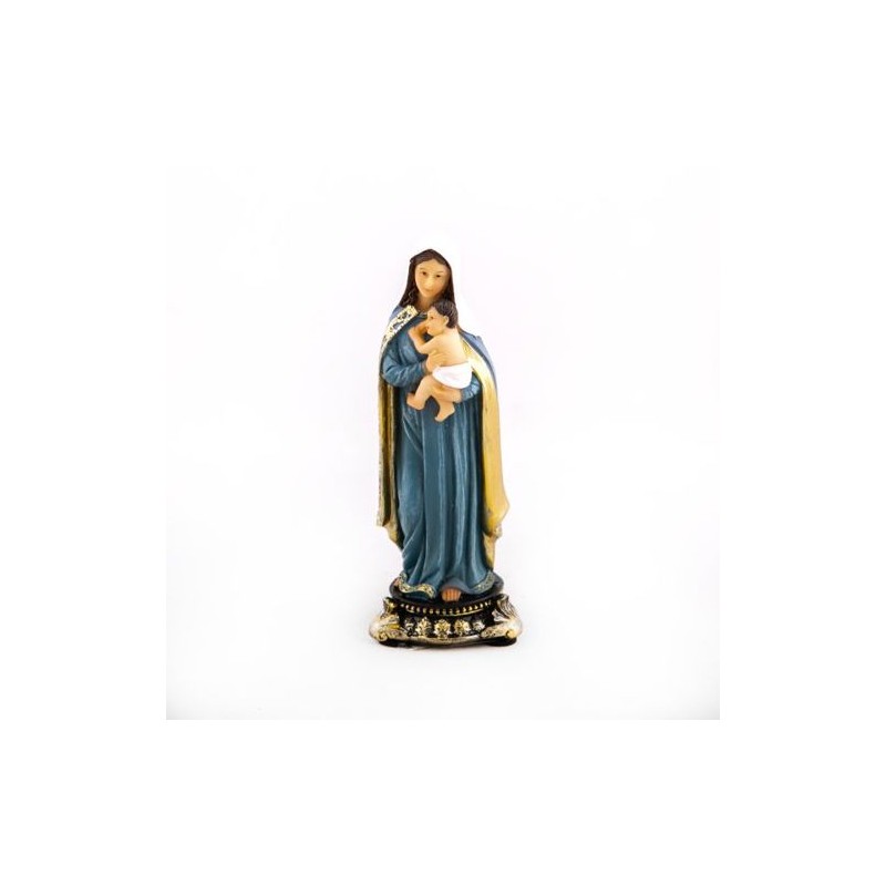 Statue de la Vierge Enfant en résine. 12 cm